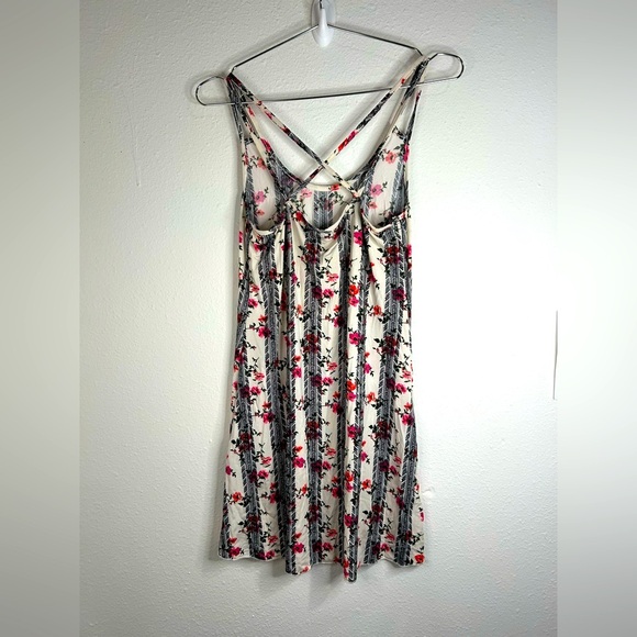 Tart Intimates Floral Striped Mini Dress – Size Small - Picture 6 of 8